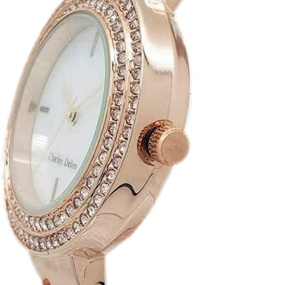 Charles Delon Dress/Formal Style Rose Gold Watch - Picture 2 of 3